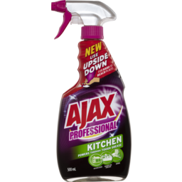 Photo of Ajax Professional Kitchen Power Degreaser Cleaner, 500ml, Trigger Surface Spray 500ml