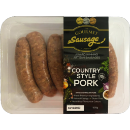 Photo of G/Sausage Country Style Pork500g