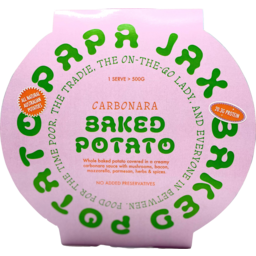 Photo of Papa Jax Baked Potato Carbonara