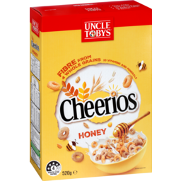 Photo of Uncle Tobys Cheerios Honey Multigrain Breakfast Cereal 520gm