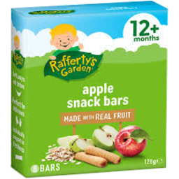 Photo of Raffertys Garden Fruit Snack Bars with Apple 12m+ 128gm