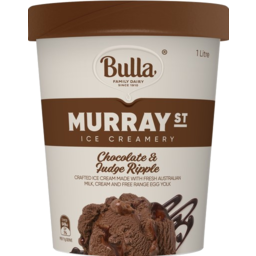 Photo of Bulla Ice Cream Murray St Choc & Fudge 1L