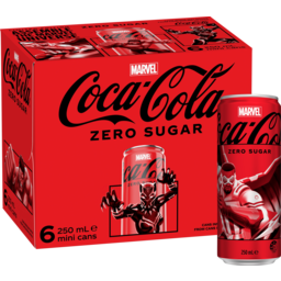 Photo of Coca-Cola Zero Sugar Soft Drink Multipack Mini Cans