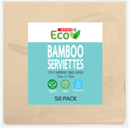 Photo of Spar Eco Serviette Bamboo 50p