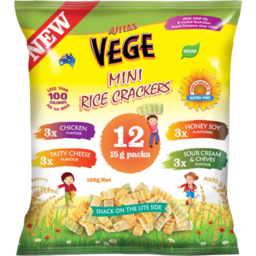 Photo of Ajita Vege Rice Cracker Multipack 180g
