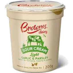 Photo of Brownes Sour Cream Garlic & Parsley