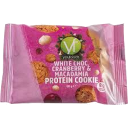 Photo of YouFoodz Protein Cookie White Chocolate & Cranberry 60gm