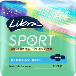 Photo of Libra Invisible Sport Pads Regular Wings 12