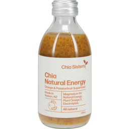 Photo of Chia Sisters Natural Energy Orange Passionfruit 200ml
