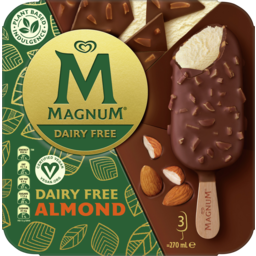 Photo of Streets Magnum Dairy Free Almond Ice Creams 3 Pack