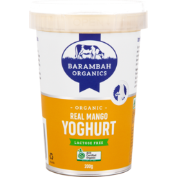 Photo of Barambah Organics Org Mango Yoghurt 200g