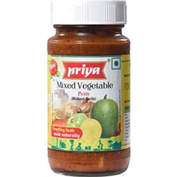 Photo of Priya Pickle - Mix Vegetable Without Garlic 300g