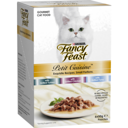 Photo of Fancy Feast Adult Petit Cuisine Turkey And Chicken And Tuna Grilled Wet Cat Food 6 X 50g 6.0x50g