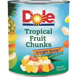 Photo of Dole Tropical Fruit Chunks In Lt. Syrup With P/Fruit Juice 432g