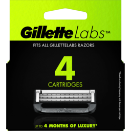Photo of Gillette Labs Razor Blade Cartridge 4 Pack