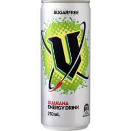 Photo of V Sugar Free Guarana Energy Drink Can