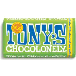 Photo of Tonys Choc Dark Almond Ss 180g