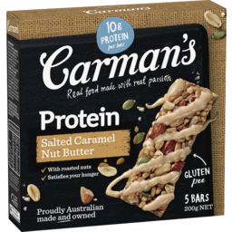 Photo of Carman's Salted Caramel Nut Butter Protein Bars 5.0x40g