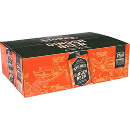 Photo of Stone's Premium Ginger Beer Can 330ml 24pk