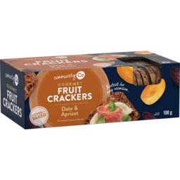 Photo of Comm Co Fruit Crackers Date & Apricot