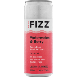 Photo of Hard Fizz Watermelon & Berry Seltzer 4%
