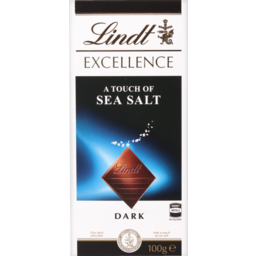 Photo of Lindt Excellence A Touch Of Sea Salt Dark Chocolate 100g