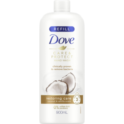 Photo of Dove Care & Protect Restoring Care Coconut & Vanilla Scent Hand Wash Refill 900ml