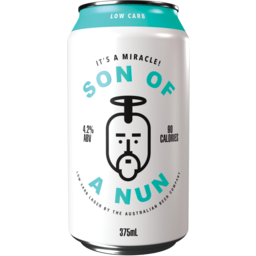 Photo of Son Of A Nun Low Carb 375ml