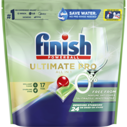 Photo of Finish Ultimate Pro 0% Dishwashing Tablets 17 Pack