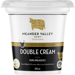 Photo of Meander Valley Dairy Doube Cream 200ml
