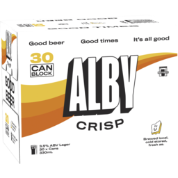 Photo of Alby Crisp Lager Cans