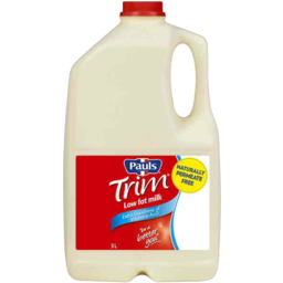 Photo of (Nt Only) Pauls Trim Low Fat Milk - 3l (Bottle)