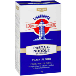 Photo of Anchor Lighthouse Pasta & Noodle Plain Flour 1kg