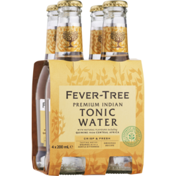 Photo of Fever Tree Indian Tonic Water 200ml 4 Pack