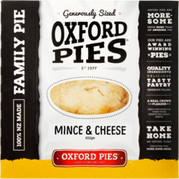 Photo of Oxford Pies Family Pie Mince And Cheese
