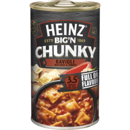Photo of Heinz Big N Chunky Ravioli With Beef & Tomato Soup 535g