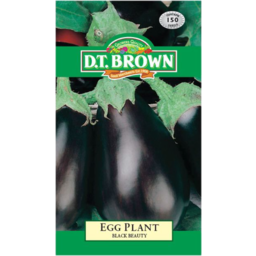 Photo of D.T.Brown Seeds Eggplant Black Beauty