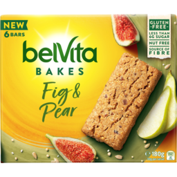 Photo of Belvita Fig & Pear Bakes 6 Pack 180g