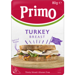 Photo of Primo Thinly Sliced Turkey Breast 80g 