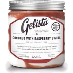 Photo of Gelista Ice Cream Coconut Raspberry 570ml