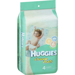 Photo of Huggies Disposable Change Mats 4 Pack 75.5cm