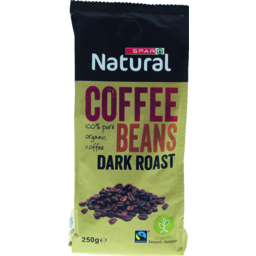 Photo of SPAR Natural Organic Coffee Beans Mild Dark 250g