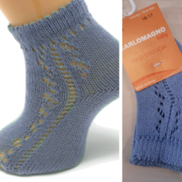 Photo of Socks, Carlomagno Ankle Blue Size 0
