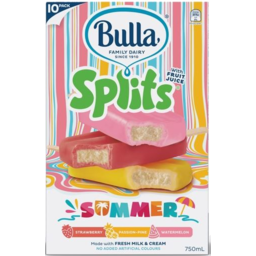 Photo of Bulla Splits Summer Varieties Ice Creams 10pk