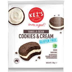 Photo of Kezs Kitchen Gluten Free Vanilla Bean Cookies & Cream Biscuits