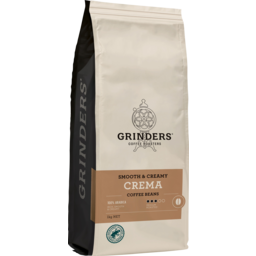 Photo of Grinders Coffee Roasters Crema Coffee Beans 1kg