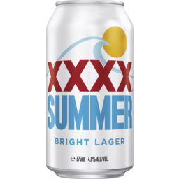 Photo of XXXX Summer Bright Lager Can 375ml