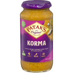 Photo of Patak's Sauce Korma 450g