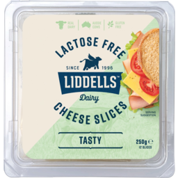 Photo of Liddells Lactose Free Tasty Cheese Slices 250g