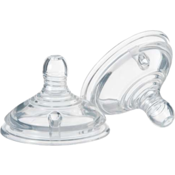 Photo of Tommee Tippee Closer To Nature Baby Bottle Teats, Breast-Like, Anti-Colic Valve, Soft Silicone, Fast Flow, 6m+, 2 Pack 